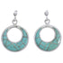 Southwestern Turquoise Inlay Jewelry Post Dangle Earrings PX31274